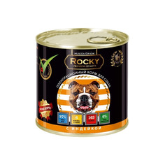 Корм Rocky Мясное ассорти Индейка 750g для собак 81024