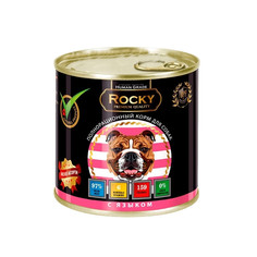 Корм Rocky Мясное ассорти Язык 750g для собак 81029