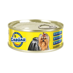 Корм Смайли Паштет с Цыпленком 100g для собак 81061