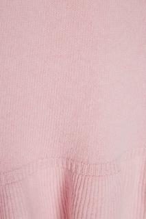 Розовое вязаное платье Bubbles