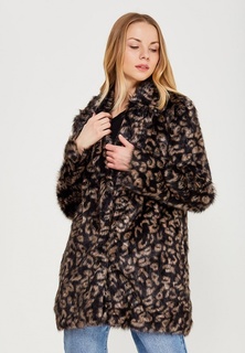 Шуба LOST INK FAUX FUR ANIMAL PRINT COAT