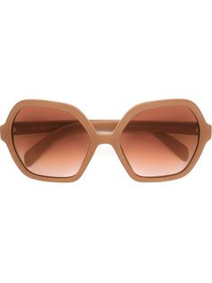 солнцезащитные очки в шестиугольной оправе  Prada Eyewear