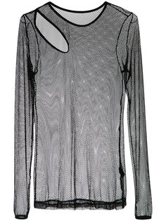 fishnet top Giuliana Romanno