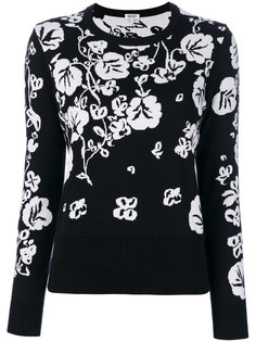 джемпер с узором Floral Leaf Kenzo