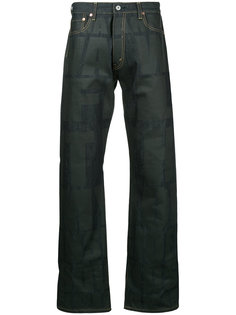 широкие джинсы с графическим принтом Junya Watanabe Comme Des Garçons Man