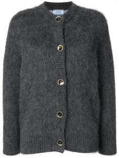 кардиган с круглым вырезом  Prada