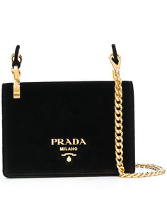 сумка на золотистой цепочке Pattina Prada