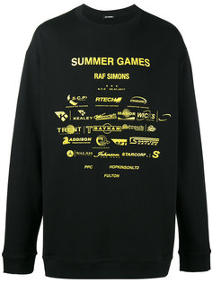 толстовка свободного кроя Summer Games Raf Simons