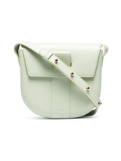 Green leather Miles shoulder bag Wandler