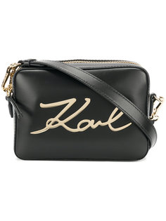 прямоугольная сумка Signature Karl Lagerfeld