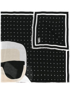 шарф K/Ikonik Karl Karl Lagerfeld