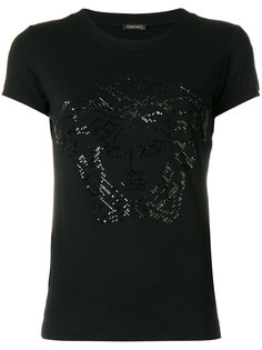 футболка с декорированной головой Медузы Versace