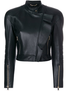 укороченная куртка в байкерском стиле Versace