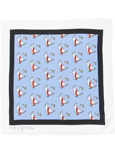 шейный платок с лебедями Macgraw