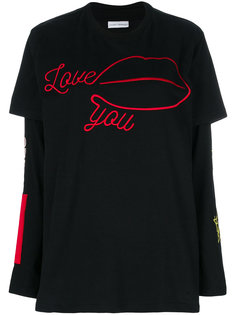 футболка с вышивкой Love You Chiara Ferragni