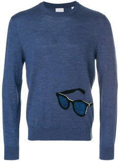 свитер с вышивкой солнцезащитных очков Paul Smith