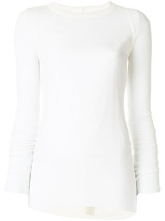 прозрачный топ с длинными рукавами Rick Owens