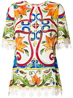 блузка с принтом Mondello Dolce & Gabbana