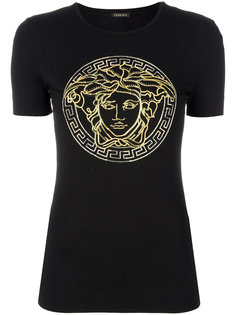 декорированная футболка Medusa Versace