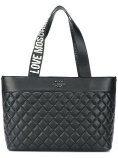стеганая сумка-тоут  Love Moschino