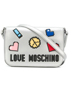 сумка на плечо Love Pixel Love Moschino