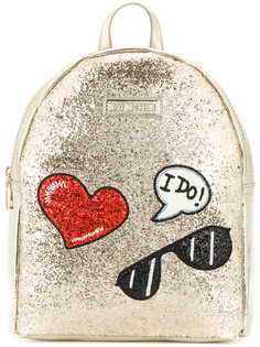 рюкзак с блестящей отделкой Love Moschino