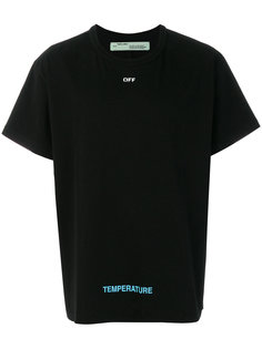 футболка temperature  Off-White