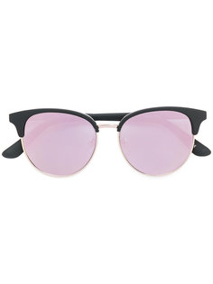 mirrored round sunglasses Le Specs