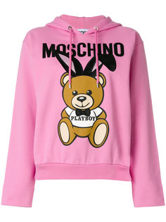 толстовка с капюшоном Playboy Toy Bear Moschino