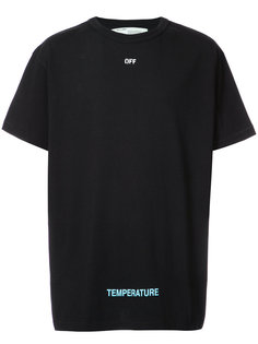 футболка в полоску Temperature Off-White