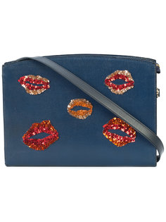 сумка на плечо с деталями в форме губ Lizzie Fortunato Jewels
