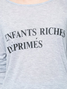 футболка с принтом-логотипом Enfants Riches Déprimés