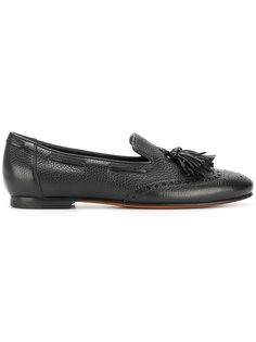brogue tassle loafers Santoni