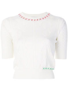 джемпер с простроченной отделкой Carven
