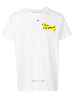 футболка с принтом логотипа Off-White