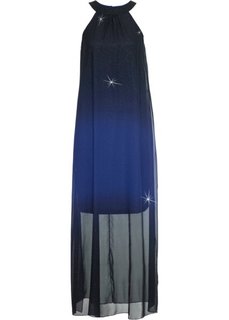 Платье со стразами (синий) Bonprix