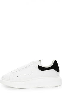 Кеды с контрастной вставкой на заднике Alexander McQueen