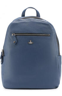 Кожаный рюкзак с внешними карманами на молнии Vivienne Westwood