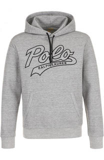 Хлопковое худи с логотипом бренда Polo Ralph Lauren
