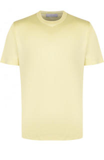 Шелковая футболка с круглым вырезом Cortigiani