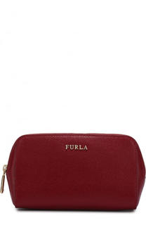 Косметичка из тисненой сафьяновой кожи Electra Furla