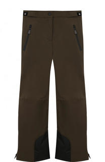 Утепленные брюки с эластичной вставкой на поясе Moncler Enfant