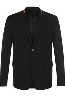 Однобортный шерстяной пиджак Givenchy