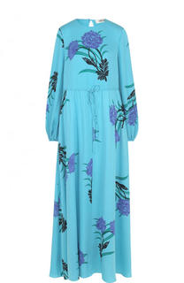 Шелковое платье-маки с цветочным принтом Diane Von Furstenberg