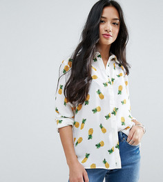 Блузка с ананасами ASOS PETITE - Мульти