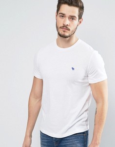 Белая обтягивающая футболка Abercrombie & Fitch Core - Белый