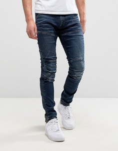 Суперузкие джинсы G-Star 5620 - Синий