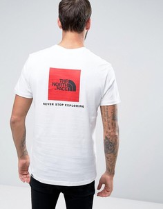 Белая футболка с логотипом The North Face Red Box - Белый