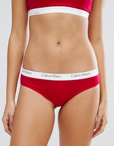 Хлопковые трусы бикини Calvin Klein CK One - Красный