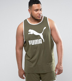 Зеленая трикотажная майка Puma PLUS эксклюзивно для ASOS - Зеленый
